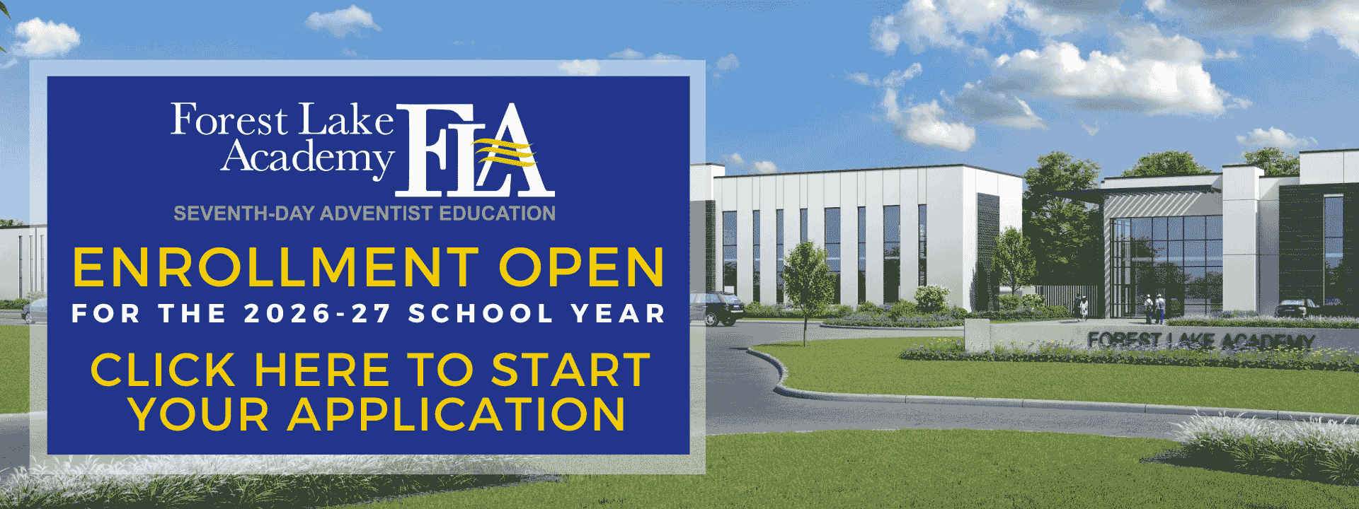 Enroll at Forest Lake Academy