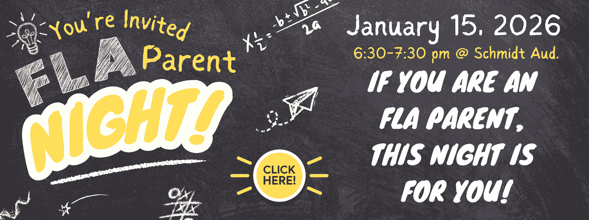 FLA Parent Night, January 15, 2026